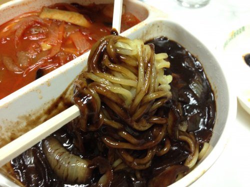 韓国でする中華料理の出前はこんなです！！