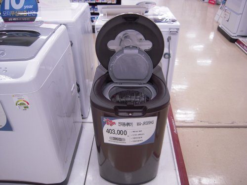 韓国の洗濯機にはどんな機能がついているんだろう？