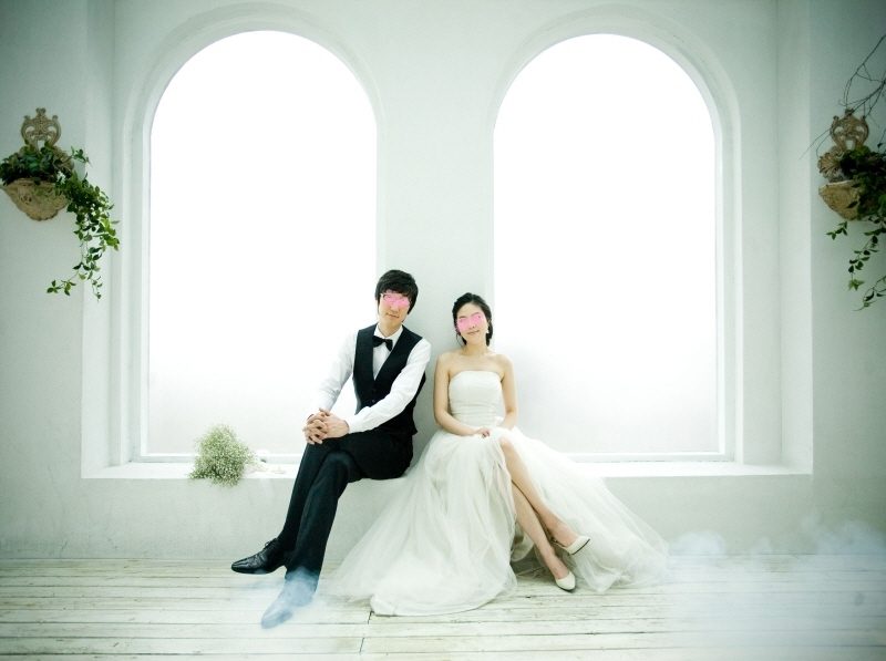 韓国の結婚写真前撮り