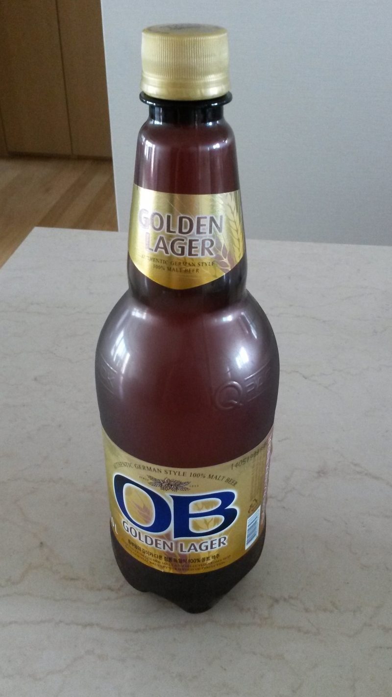 韓国にペットボトルのビール？